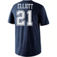 DALLAS COWBOYS MEN'S EZEKIEL ELLIOTT NAME & NUMBER TEE