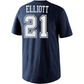 CAMISETA CON NOMBRE Y NÚMERO DE EZEKIEL ELLIOTT PARA HOMBRE DE LOS DALLAS COWBOYS