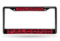 ATLANTA FALCONS BLACK LASER LICENSE PLATE FRAME