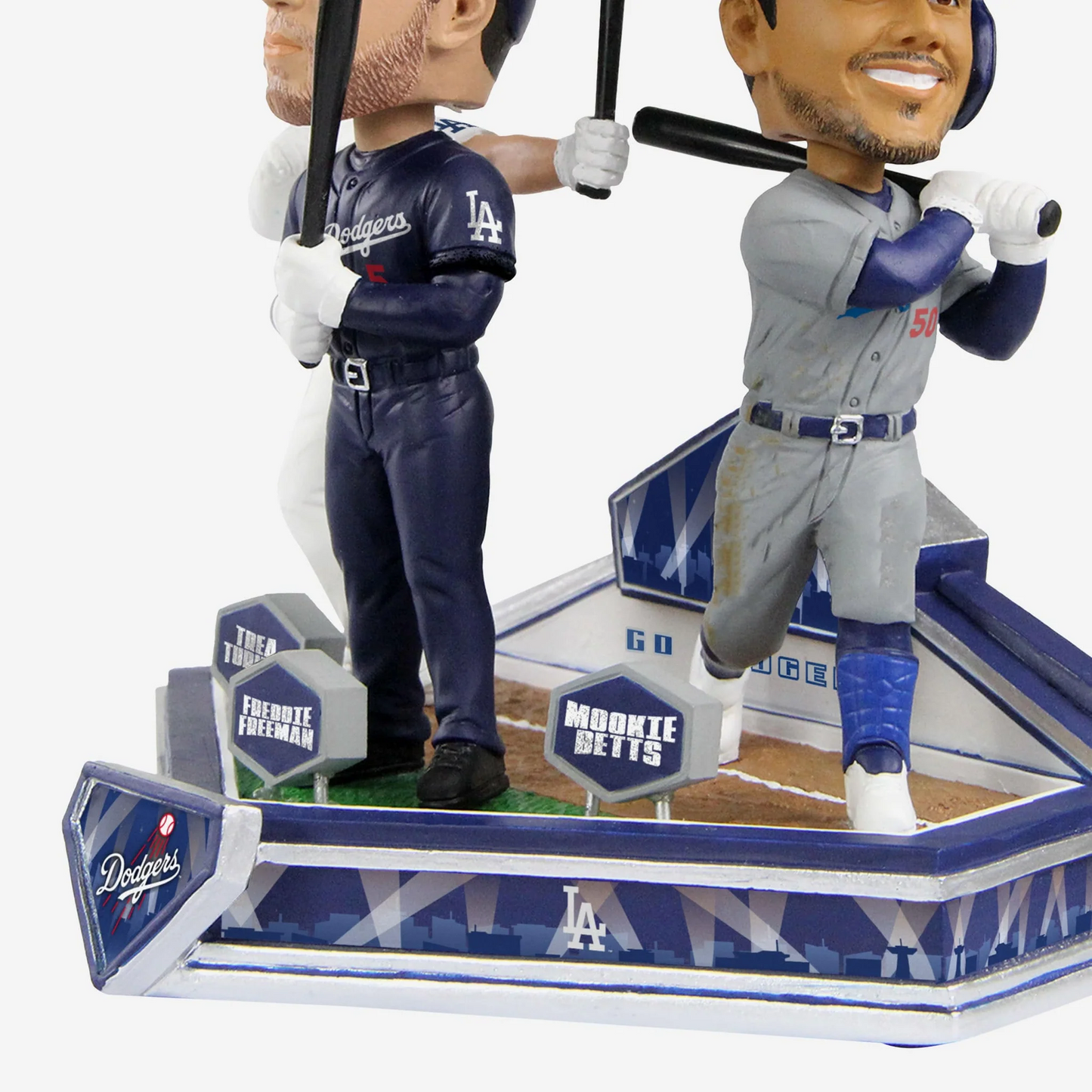 LOS ANGELES DODGERS FREDDIE FREEMAN & MOOKIE BETTS & TREA TURNER TRIO BOBBLEHEAD