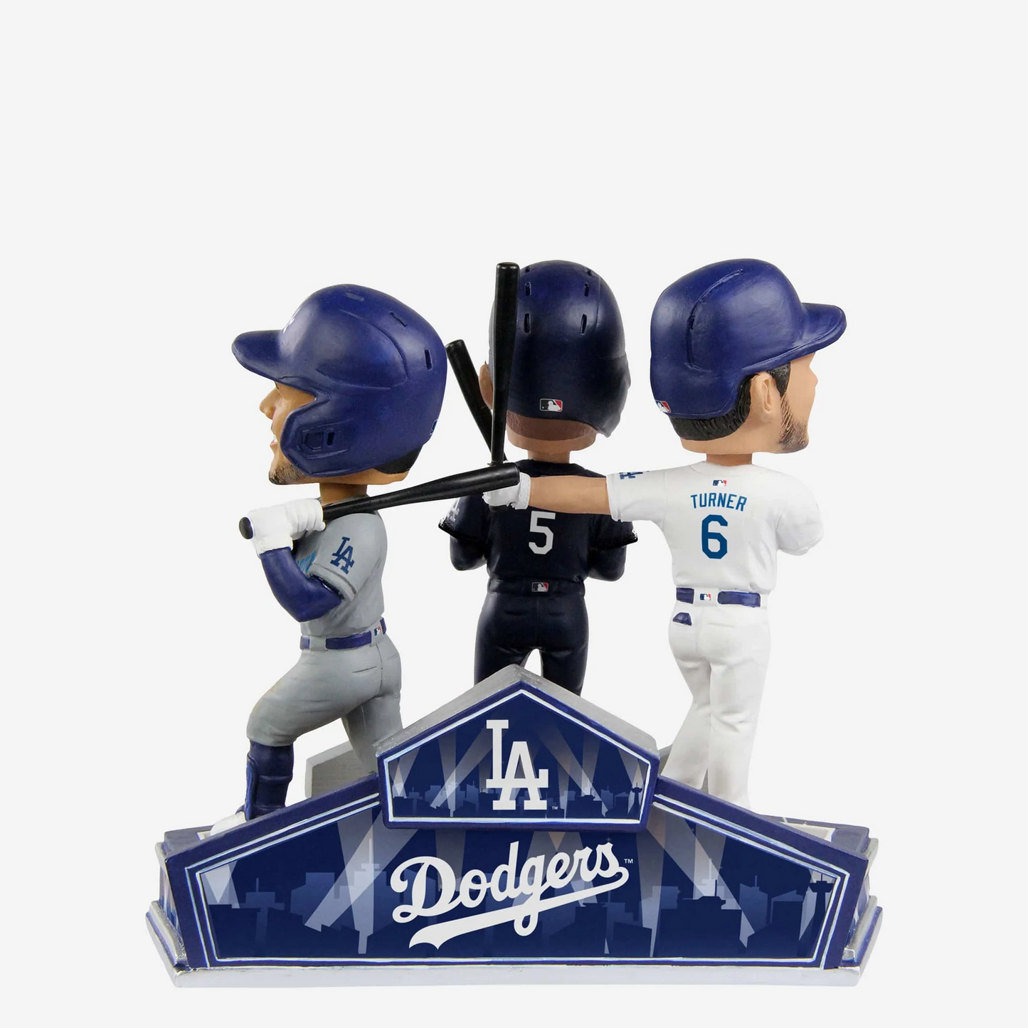 FREDDIE FREEMAN &amp; MOOKIE BETTS &amp; TREA TURNER LOS ANGELES DODGERS TRIO BOBBLEHEAD