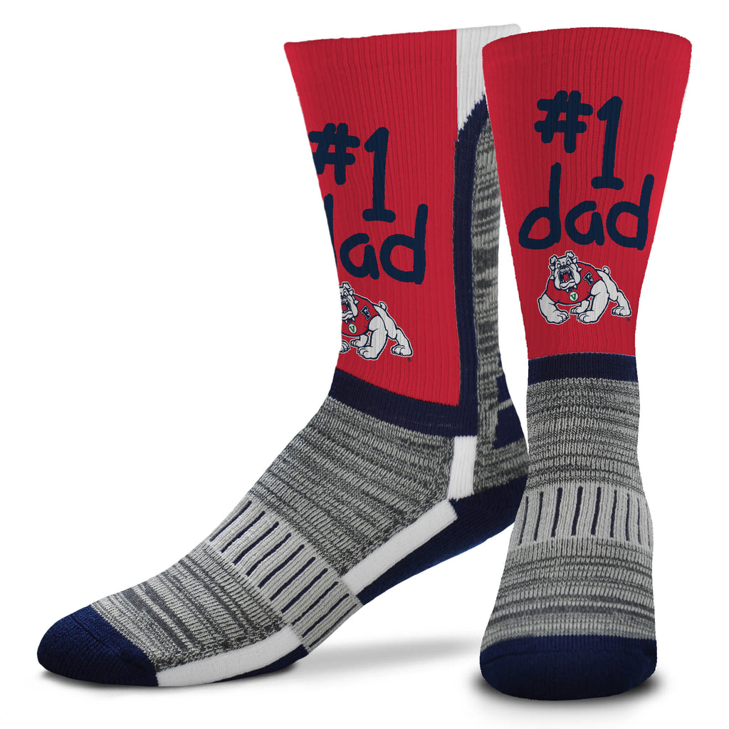 FRESNO STATE #1 DAD SOCKS