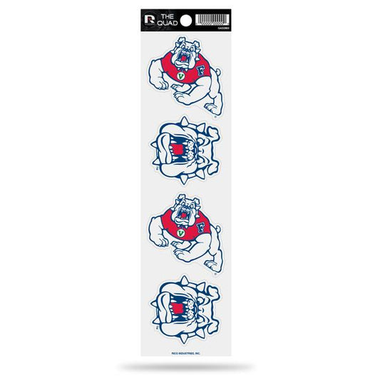 FRESNO STATE BULLDOG QUAD DECAL