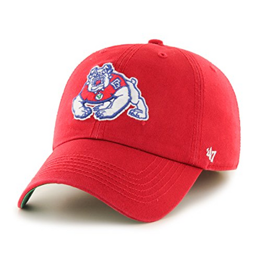 FRESNO STATE BULLDOGS 47' BRAND CLEAN UP ADJUSTABLE HAT - RED