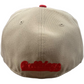 FRESNO STATE BULLDOGS BASIC LOGO 59FIFTY FITTED HAT - BROWN/ RED