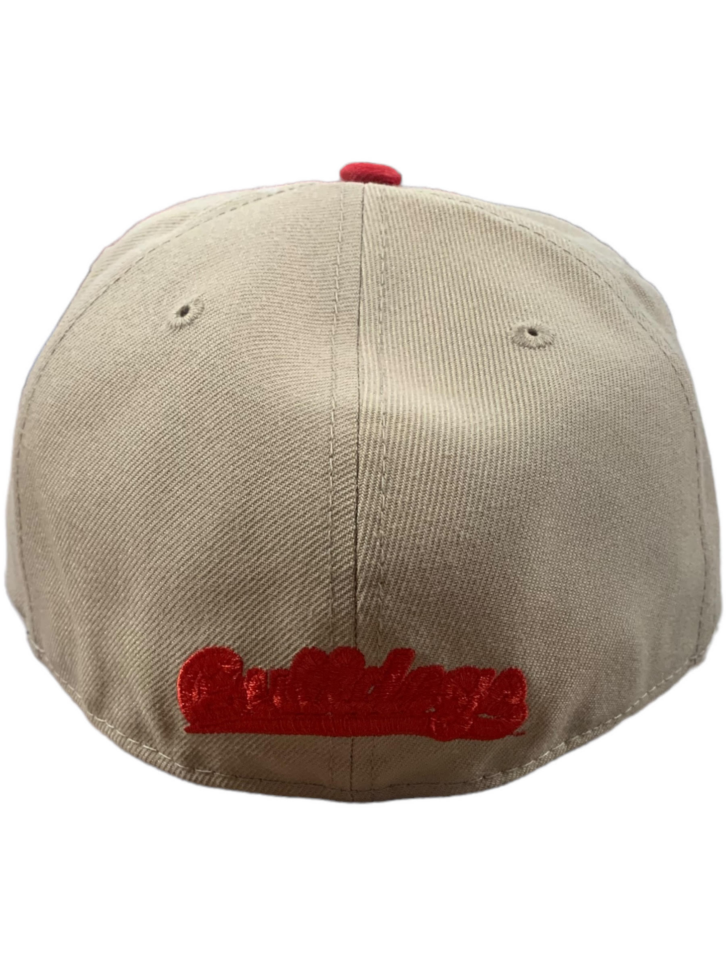 GORRO AJUSTADO FRESNO STATE BULLDOGS LOGO BÁSICO 59FIFTY - MARRÓN/ROJO