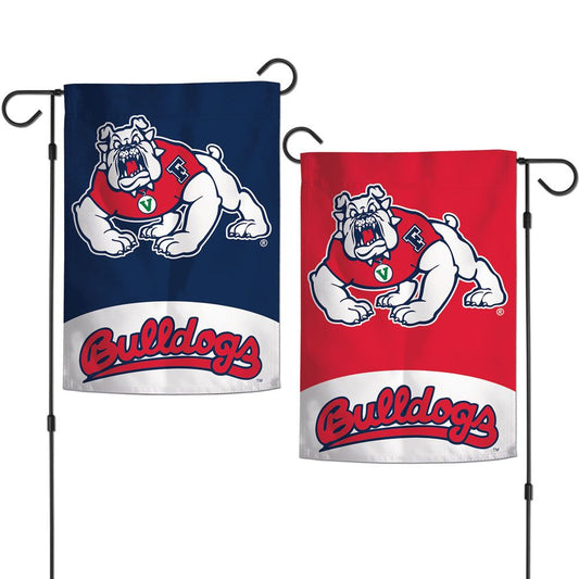 BANDERA DEL JARDÍN DE LOS BULLDOGS DEL ESTADO DE FRESNO