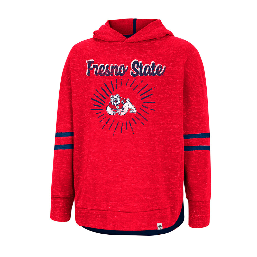 SUDADERA CON CAPUCHA GIDDYAP PARA NIÑAS BULLDOGS DEL ESTADO DE FRESNO