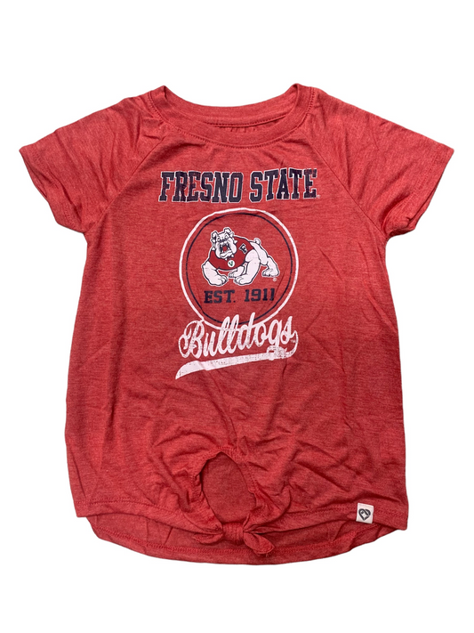 CAMISETA DE SAL PARA NIÑAS BULLDOGS DEL ESTADO DE FRESNO