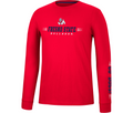 CAMISETA SPACKLER DE MANGA LARGA DE LOS BULLDOGS DEL ESTADO DE FRESNO - ROJO