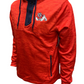 FRESNO STATE BULLDOGS MEN'S BUSHWOOD FLEECE QUARTER-ZIP HOODIE SWEATSHIRT