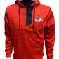 FRESNO STATE BULLDOGS MEN'S BUSHWOOD FLEECE QUARTER-ZIP HOODIE SWEATSHIRT