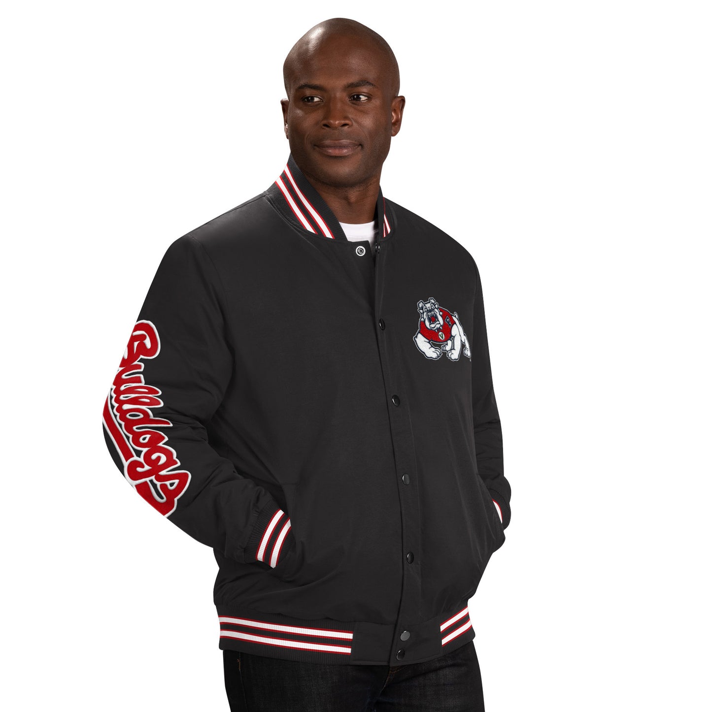 FRESNO STATE BULLDOGS MEN'S SWINGMAN VARSITY JACKET
