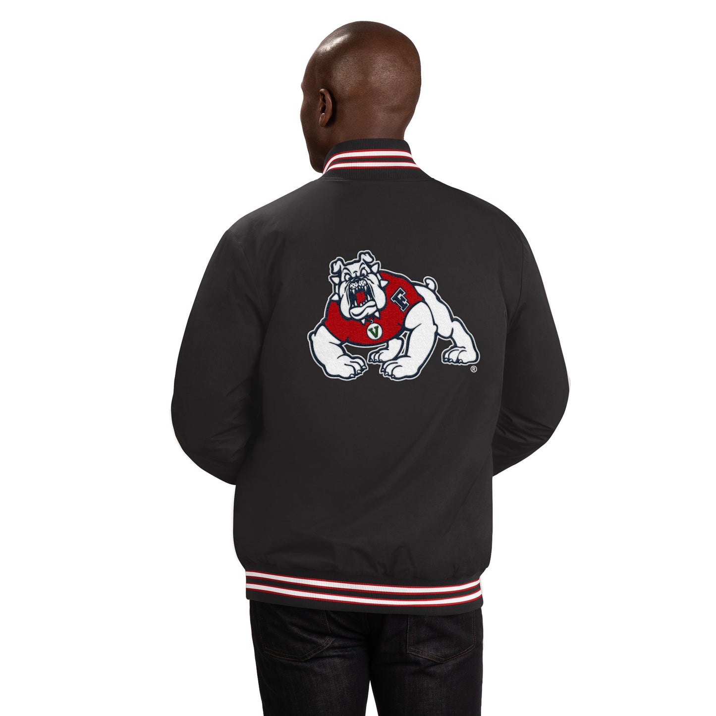FRESNO STATE BULLDOGS MEN'S SWINGMAN VARSITY JACKET