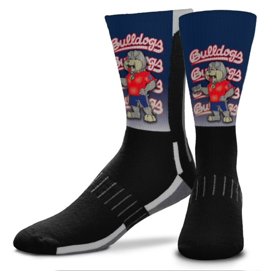 FRESNO STATE BULLDOGS PHENOM CURVE SOCKS