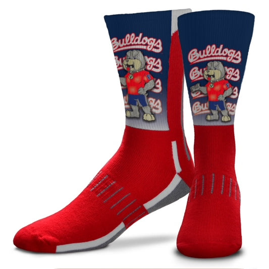 FRESNO STATE BULLDOGS PHENOM CURVE SOCKS