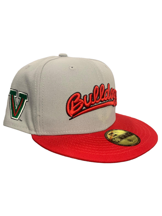 FRESNO STATE BULLDOGS SCRIPT 2-TONO 59FIFTY AJUSTADO - GRIS/ROJO