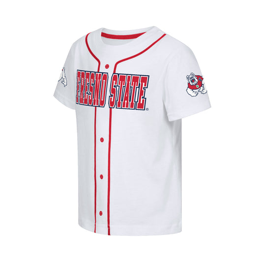 CAMISETA DE JERSEY DE BÉISBOL PARA NIÑOS BULLDOGS DEL ESTADO DE FRESNO