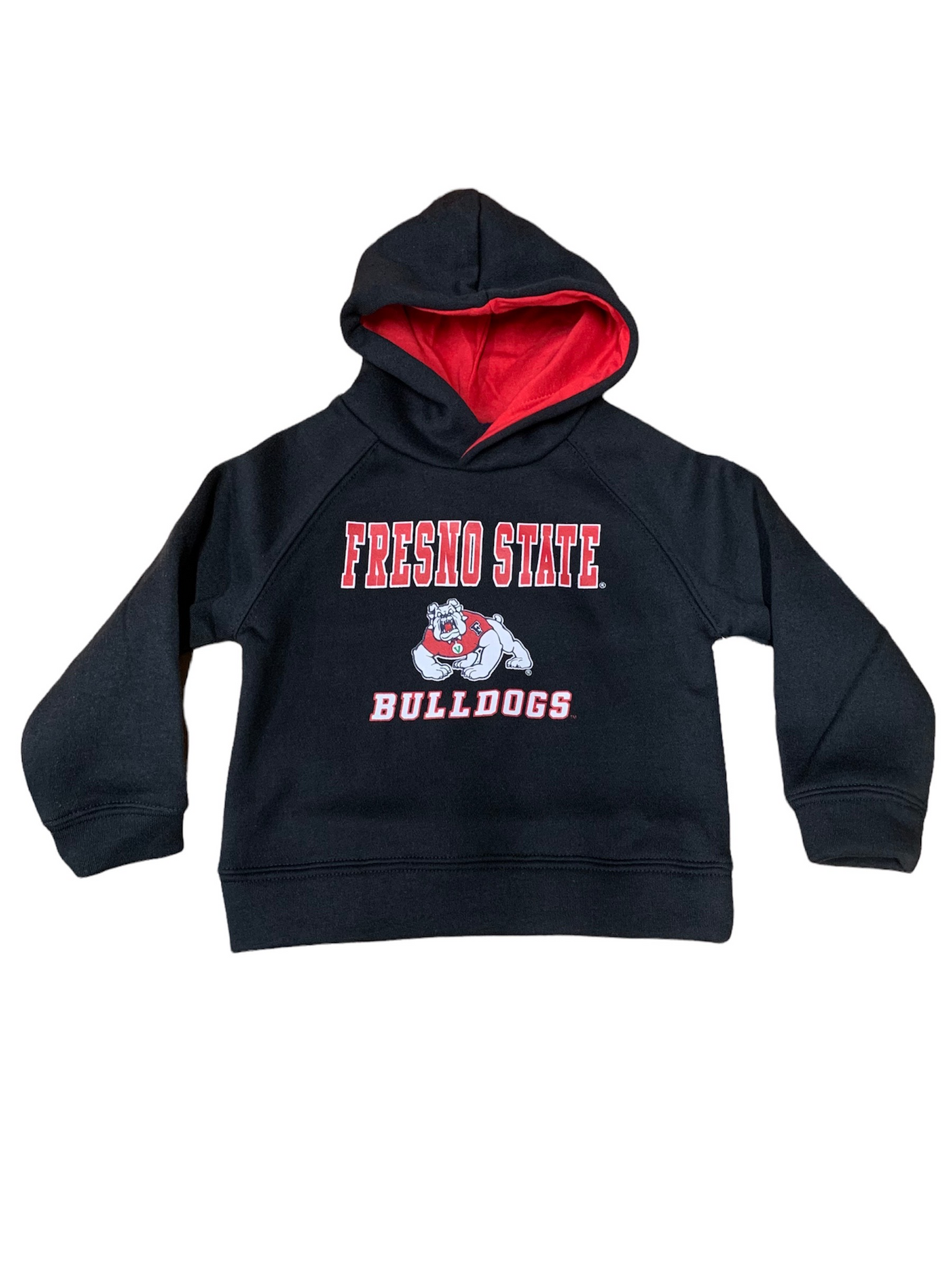 FRESNO STATE BULLDOGS TODDLER CHIMNEY HOODIE SWEATSHIRT - BLACK