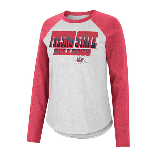 FRESNO STATE BULLDOGS WOMEN'S CAROL LONG SLEEVE TEE