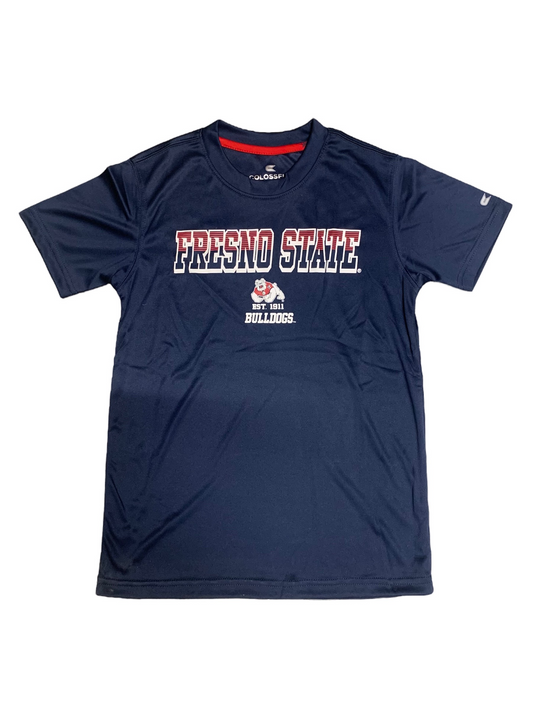 CAMISETA SCOTCH DE MANTEQUILLA JUVENIL FRESNO STATE BULLDOGS - AZUL MARINO