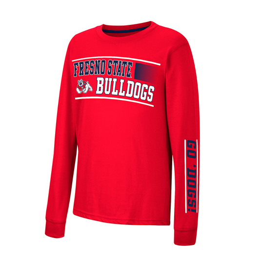 FRESNO STATE BULLDOGS YOUTH LONG SLEEVE FIDUCIARY T-SHIRT