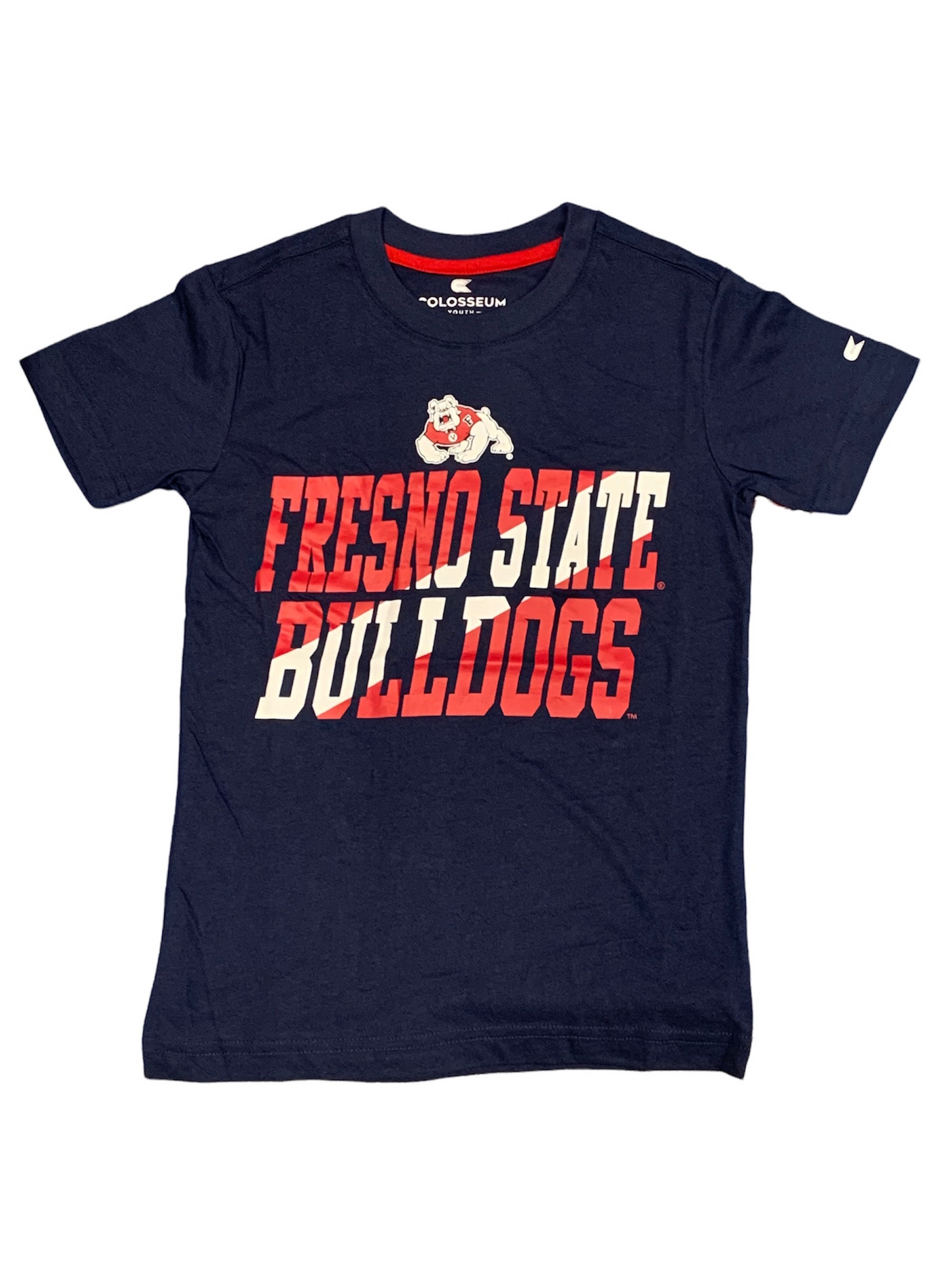 FRESNO STATE BULLDOGS YOUTH TRI-COLOR TEE
