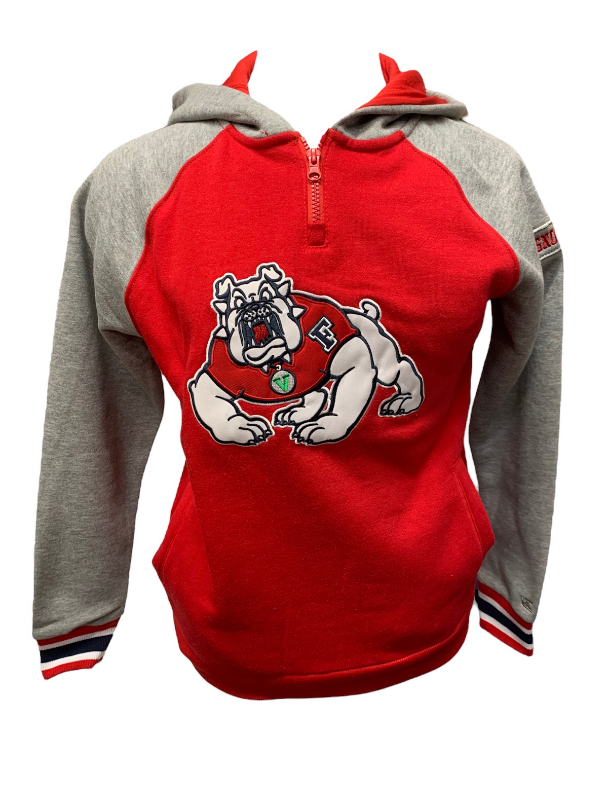SUDADERA CON CAPUCHA TUPPENCE PARA JÓVENES BULLDOGS DEL ESTADO DE FRESNO