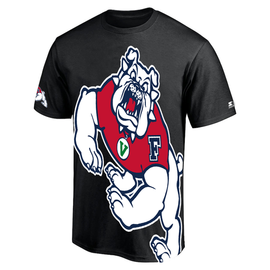 FRESNO STATE BULLDOGS MEN'S FULL DOG T-SHIRT