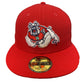 FRESNO STATE BULLDOGS TRUCKER CUSTOM 59FIFTY FITTED HAT - RED