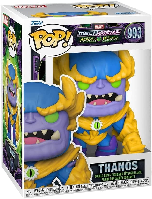 ¡FUNKO POP! MARVEL: CAZADORES DE MONSTRUOS - THANOS