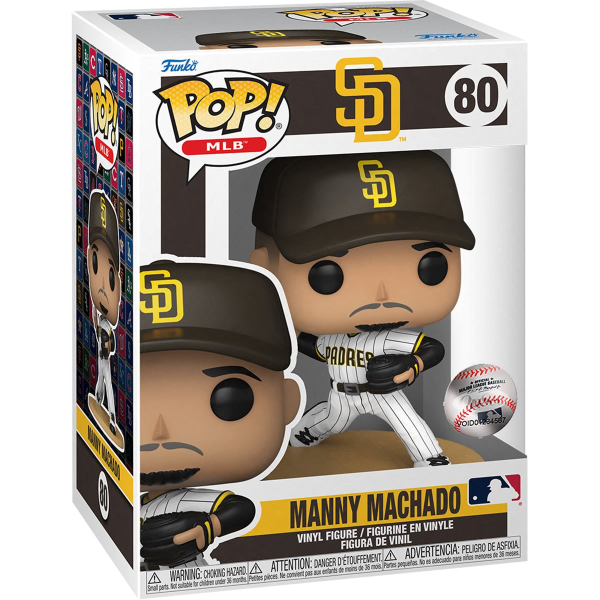 ¡FUNKO POP! MLB: SAN DIEGO PADRES - FIGURA VINILO MANNY MACHADO