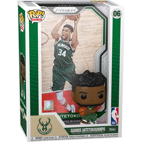 ¡FUNKO POP! CARTAS COLECCIONABLES DE LA NBA - GIANNIS ANTETOKOUNMPO - MILWUAKEE BUCKS 