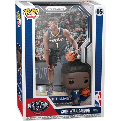 ¡FUNKO POP! CARTAS COLECCIONABLES DE LA NBA: ZION WILLIAMSON - NEW ORLEANS PELICANS