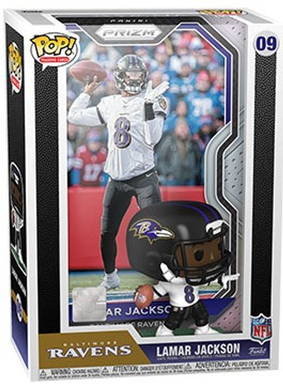 FUNKO POP! TRADING CARDS: LAMAR JACKSON (PRIZM) - BALTIMORE RAVENS