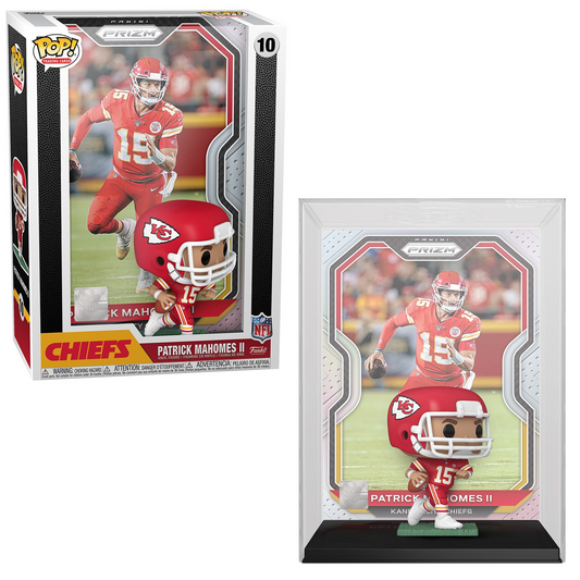 ¡FUNKO POP! TARJETAS COLECCIONABLES: PATRICK MAHOMES PANINI PRIZM - KANSAS CITY CHIEFS