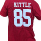 GEORGE KITTLE MENS NAME NUMBER  RED T-SHIRT