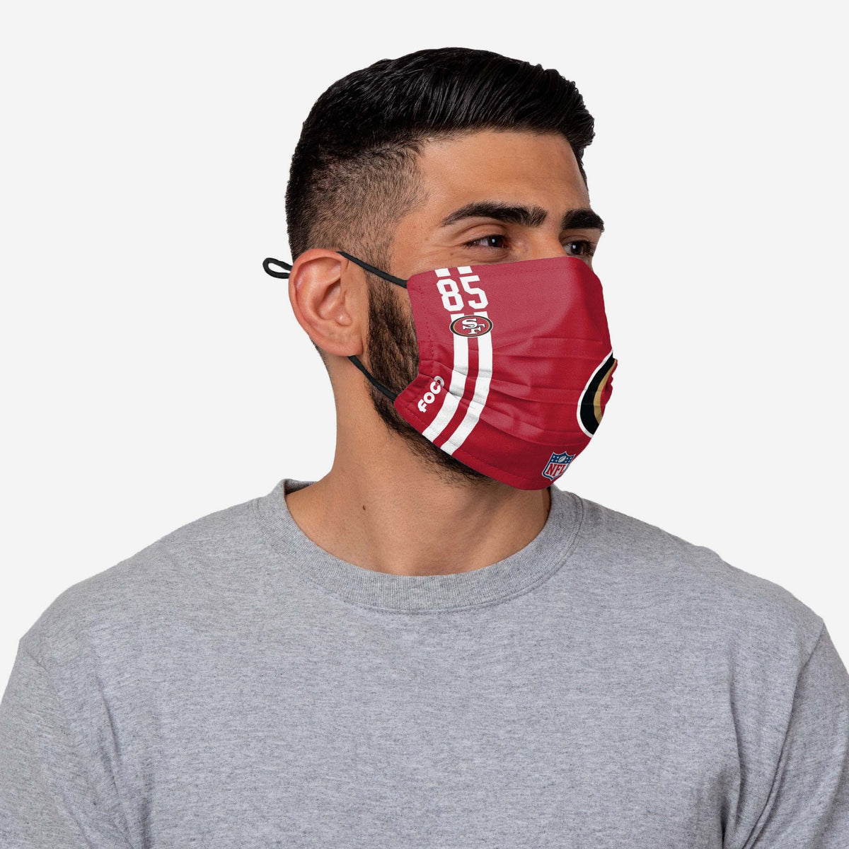 GEORGE KITTLE SIDELINE LOGO FACE MASK
