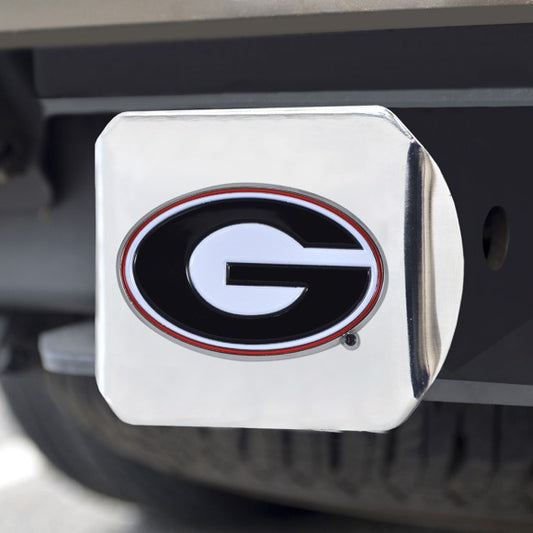 GEORGIA BULLDOGS CHROME LOGO HITCH