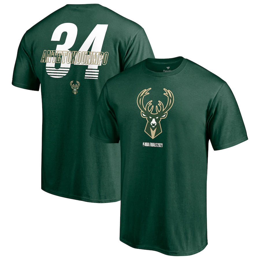 GIANNIS ANTETOKOUNMPO FINALES NOMBRE NÚMERO CAMISETA