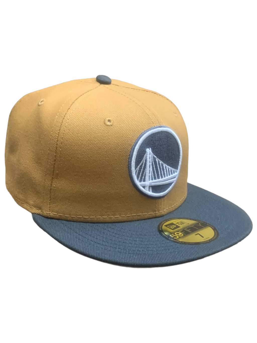 GOLDEN STATE WARRIORS 2-TONE COLOR PACK 59FIFTY SOMBRERO AJUSTADO - MARRÓN/ CARBÓN