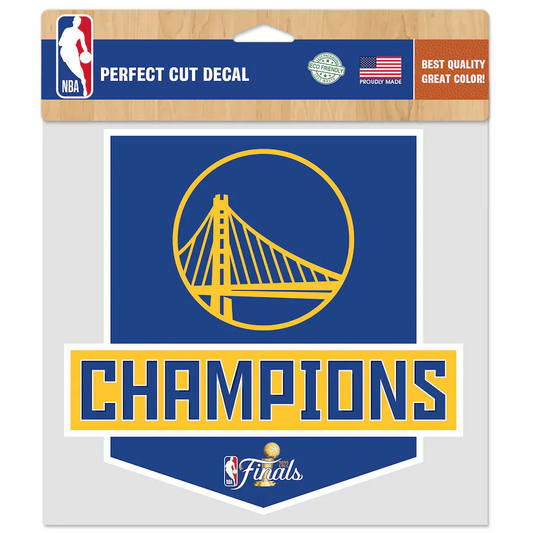 GOLDEN STATE WARRIORS 2022  CHAMPS 8"X8" DIE CUT DECAL