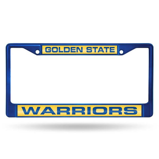 GOLDEN STATE WARRIORS BLUE LASER LICENSE PLATE