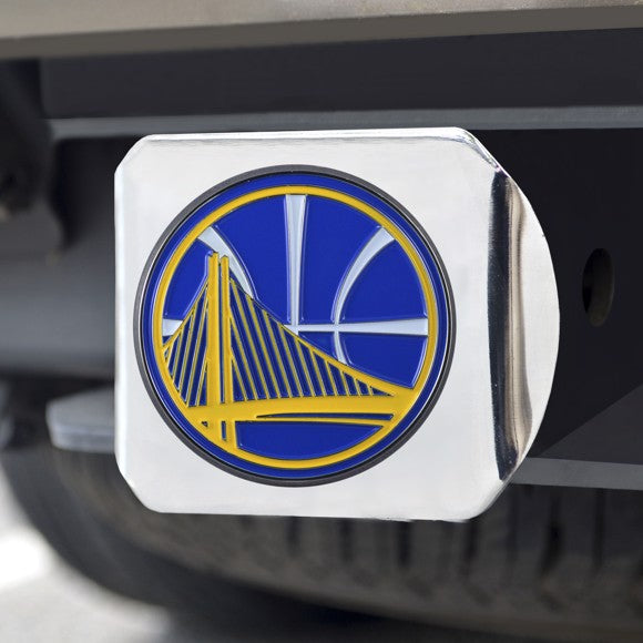 GOLDEN STATE WARRIORS CHROME LOGO HITCH