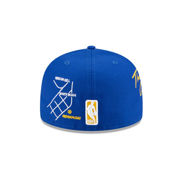GOLDEN STATE WARRIORS CITY TRANSIT 59FIFTY EQUIPADO