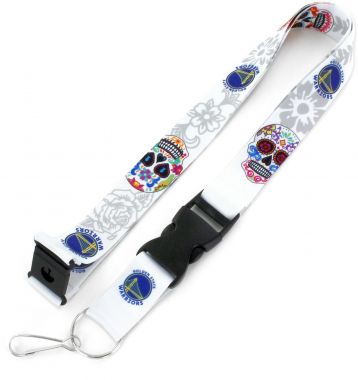 GOLDEN STATE WARRIORS DIA DE LOS MUERTOS LANYARD