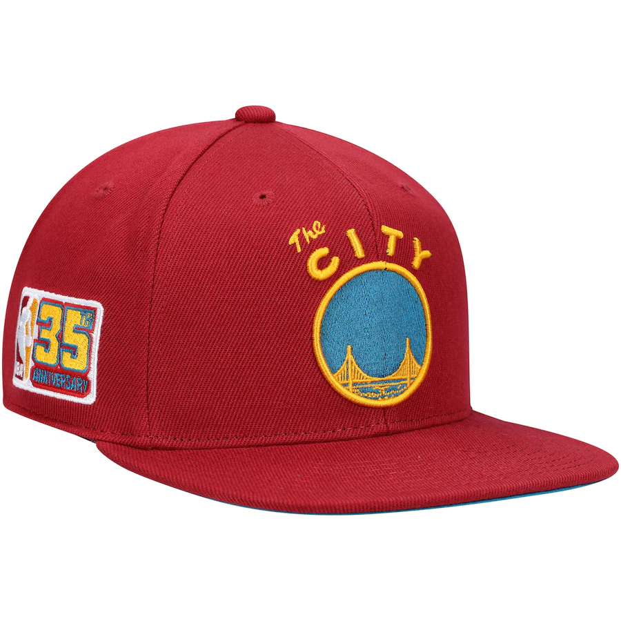 GOLDEN STATE WARRIORS HWC NORTHERN LIGHTS FITTED HAT JR S SPORTS