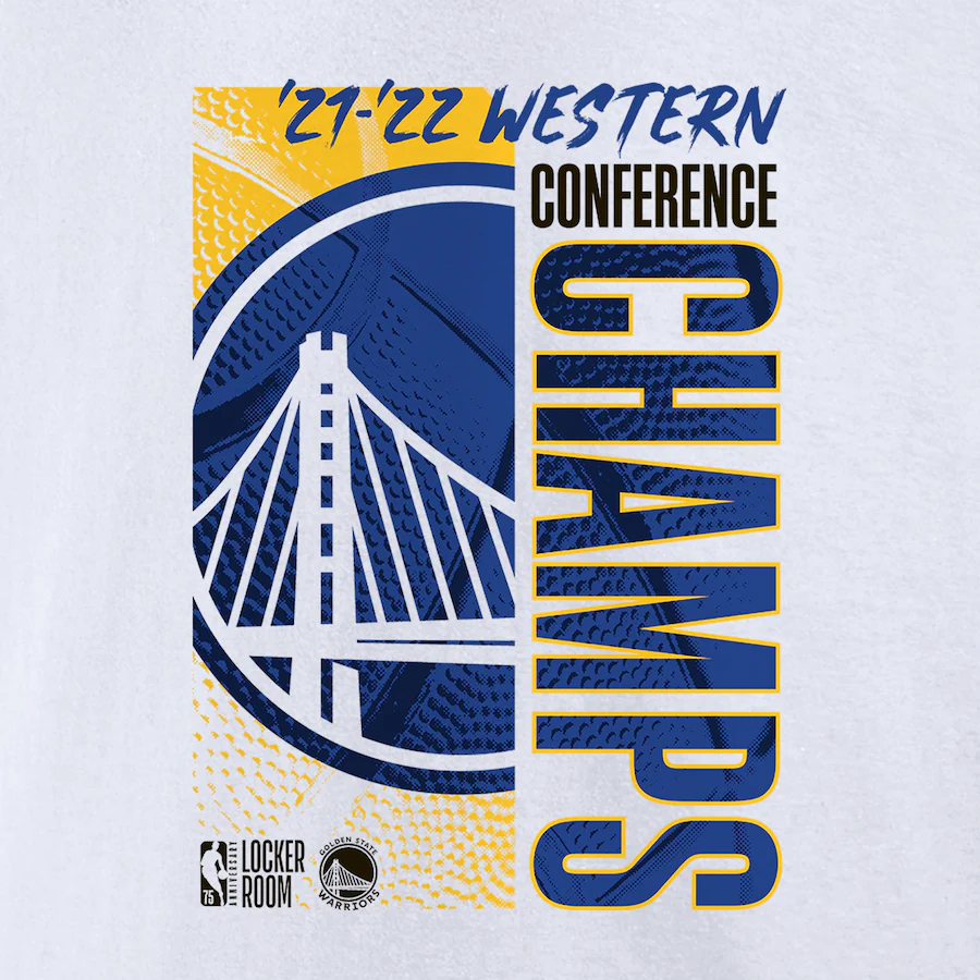 GOLDEN STATE WARRIORS MEN'S 2022 CONFERENCE CHAMPS TEE