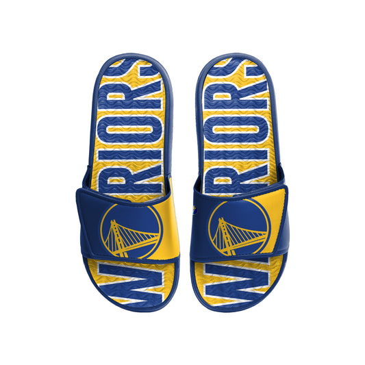 GOLDEN STATE WARRIORS MEN'S BIG LOGO GEL SLIDE