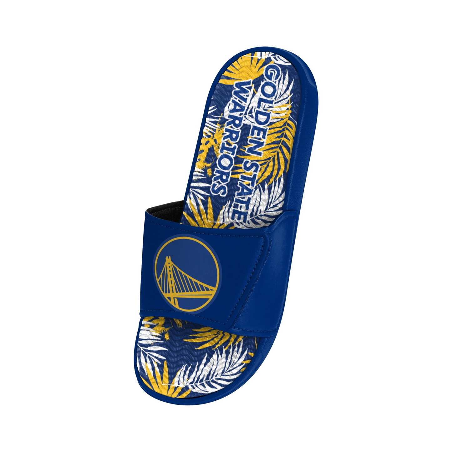 GOLDEN STATE WARRIORS MEN'S FLORAL GEL SLIDES